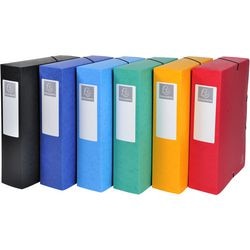 Archiefdoos exacompta 50830e a4 kleurenassortiment