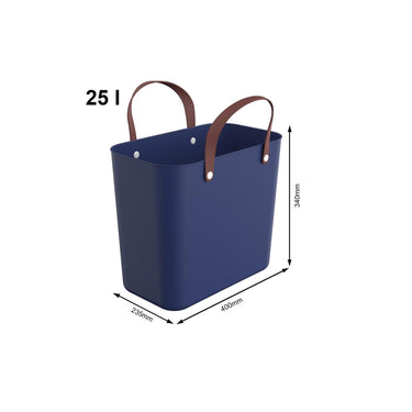 Rotho style multibag boodschappentas 25 liter iris midnightblue