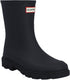 Hunter downpour short insulated boot unisex regenlaarzen - zwart