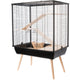 Zolux knaagdierkooi neo cosy large zwart - 78x48x80 cm