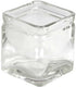 Creativ company glazen vierkant windlicht 7,5x7,5 cm, 12 stuks