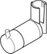 Hansgrohe 97651000 schuifstuk voor unica's puro glijstang chroom