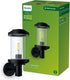 Philips led philips listra wandlamp - zwart - e27