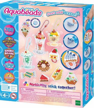 Aquabeads knutselset zoete accessoires- complete knutselset 700 parels in 31 kleuren