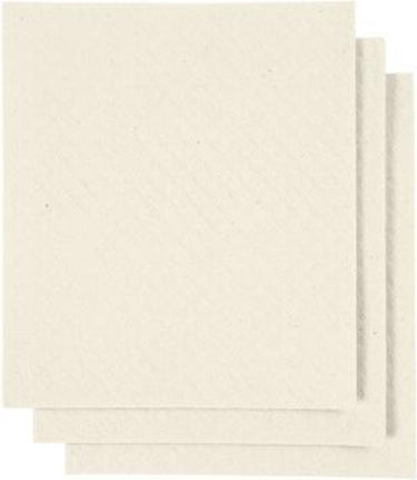 Creativ company https: www.cchobby.nl sponsdoek-afm-17x19-5-cm-off-white-3-stuk-1-doos