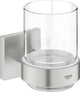 Grohe start cube glas met houder - supersteel (rvs look) 41097dc0