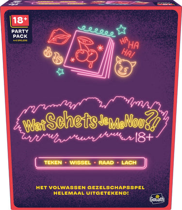 Goliath wat schets je me nou 18+ - partyspel - tekenspel - raadspel