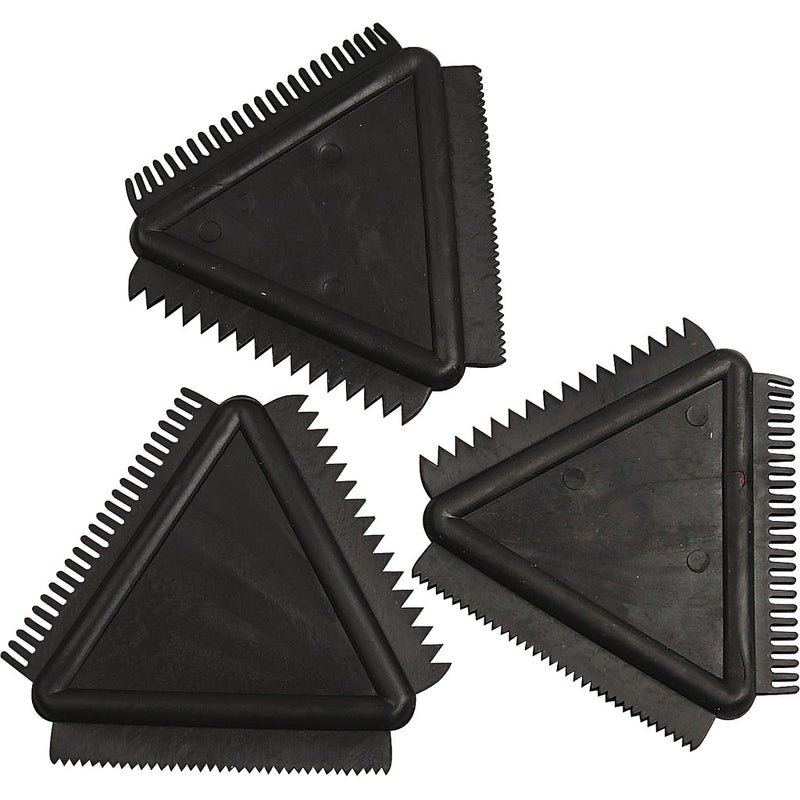 Load image into Gallery viewer, Https: www.cchobby.nl structuurkam-van-rubber-afm-9-cm-zwart-3-stuk-1-doos
