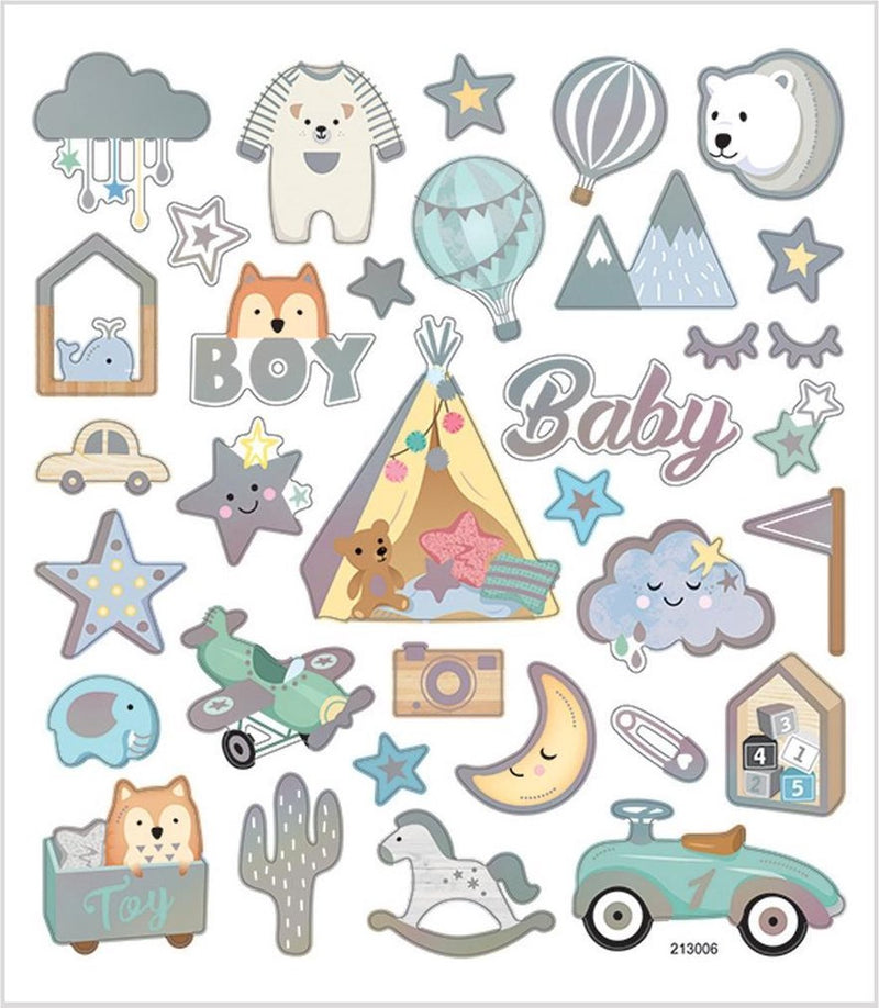 Load image into Gallery viewer, Creativ company stickers baby boy, 1 vel
