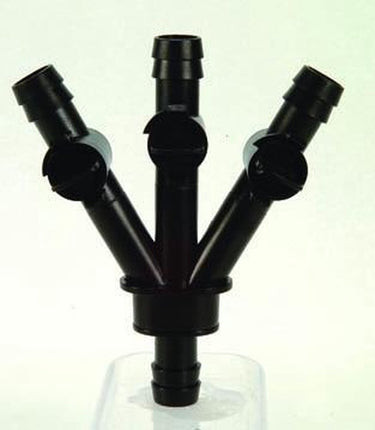 Ubbink - driewegkraan 19mm - pomp- en filteraccessoires