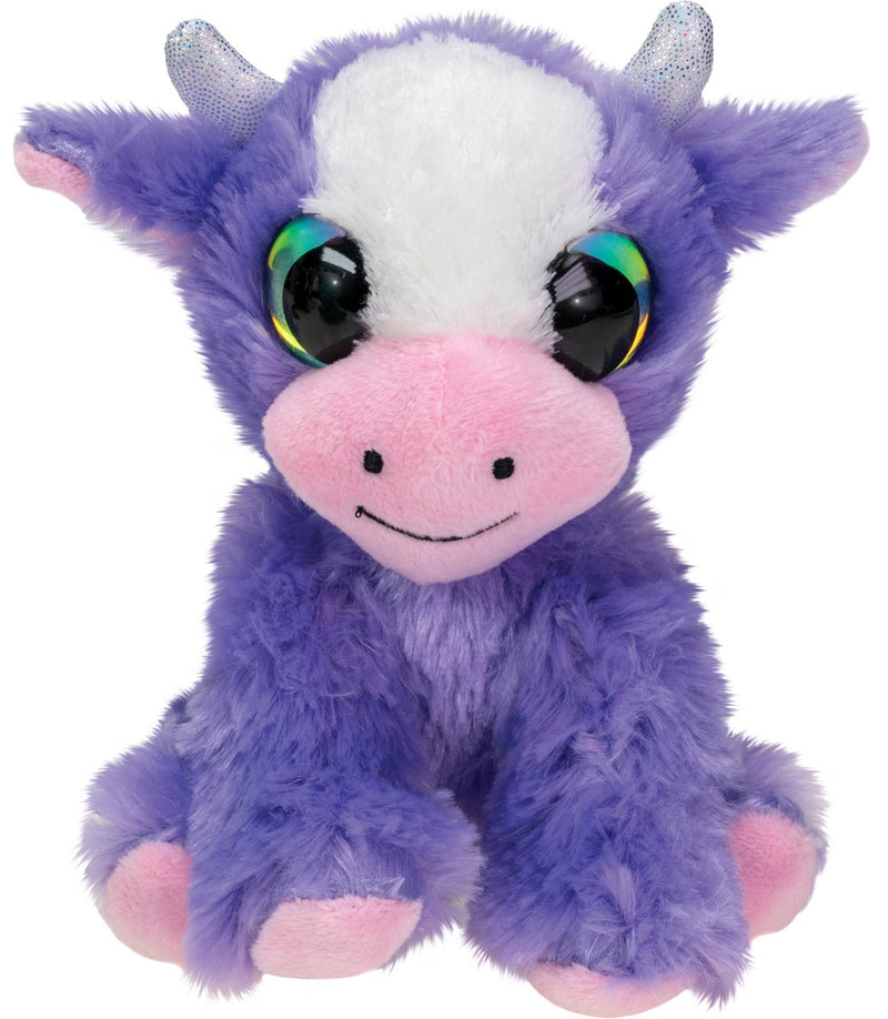 Load image into Gallery viewer, Lumo stars knuffel koe helina 15cm pluche speelgoed met grote ogen.
