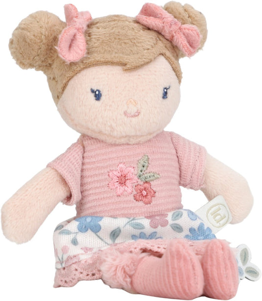Little dutch knuffelpop - rosa - 10 cm