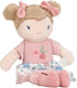 Little dutch knuffelpop - rosa - 10 cm