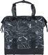 Basil Grand Flower fietsshopper - zwarte waterafstotende tas met laptopvak - 23L
