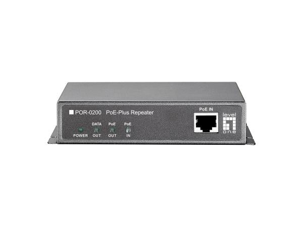 Load image into Gallery viewer, Levelone por-0200 fast ethernet network repeater, 2x fe, poe-plus 802.3at, 200m
