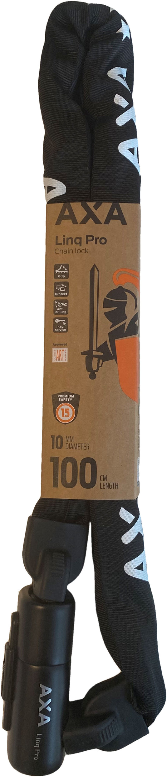 Axa kettingslot linq pro art 2 - 100-10 - zwart