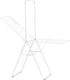 Brabantia hangon droogrek 25m - met stang - inklapbaar wasrek - white