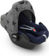 Dooky hoody voor autostoel 0+ - grey stars – universele zonnekap met upf40+ uv-bescherming – comfortabel, wasbaar beschermt tegen licht, wind en regen