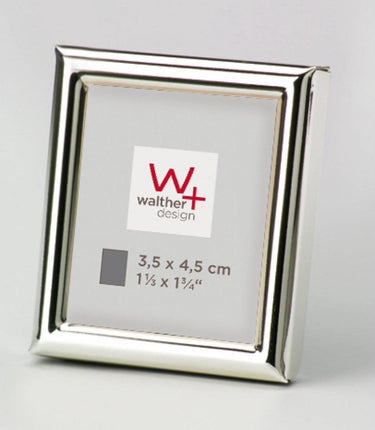 Walther design chloe - fotolijst - fotoformaat 3,5 x 4,5 cm - zilver