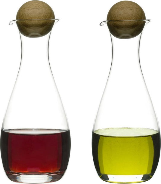 Sagaform olie- en azijnstel - oval oak -