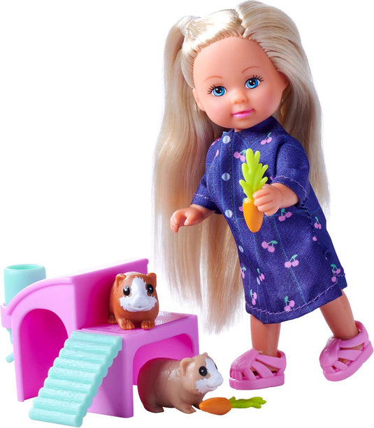 Evi love mini pop met guinea pigs