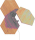 Nanoleaf elements uitbreidingspakket - 3 led panelen - houteffect - slimme verlichting - google home