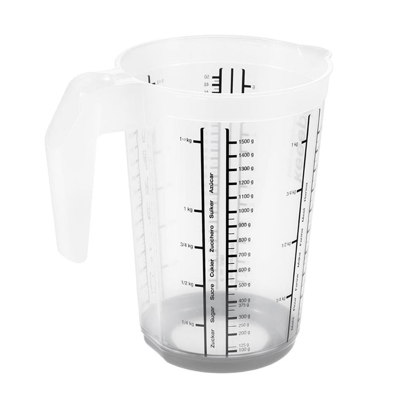 Load image into Gallery viewer, Keeeper maatbeker anti-slip 1,5l grijs
