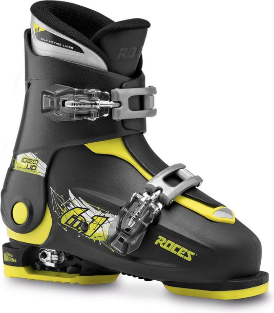 Roces - idea up - skischoenen - kinderen - 19.0-22.0 (30-35) - zwart - groen