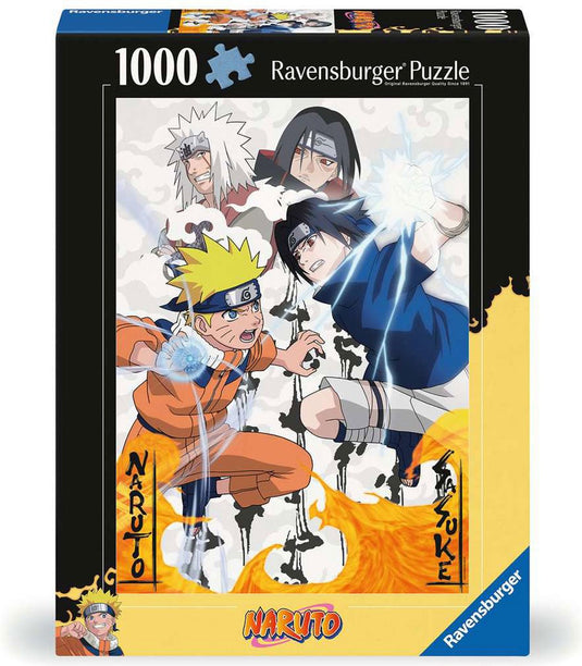 Ravensburger legpuzzel naruto vs sasuke 1000 stukjes anime puzzel.