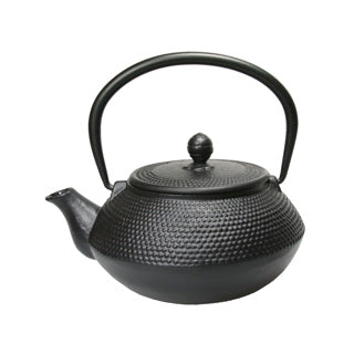 Theepot gietijzer zwart 0.8l