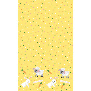 Duni paas tafellaken hoppy easter 138x220 cm | 2 stuks
