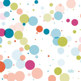 Load image into Gallery viewer, Duni servetten festive bubbles multi 33x33 cm | 12 stuks
