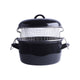 No brand frituurpan 24 cm emaille met inzet