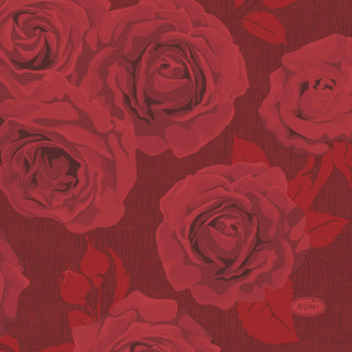 Load image into Gallery viewer, Duni servetten rich roses 24x24 cm | 12 stuks
