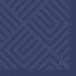 Duni servetten mosaic dark blue 24x24 cm | 12 stuks
