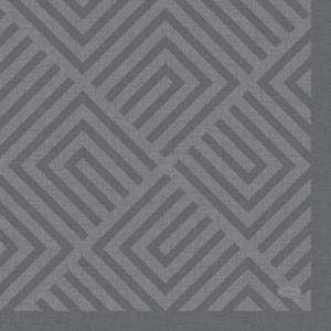 Duni servetten mosaic granite grey 33x33 cm | 12 stuks