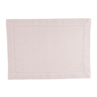 Linen more placemat indi light pink 35 x 50 cm set of 4