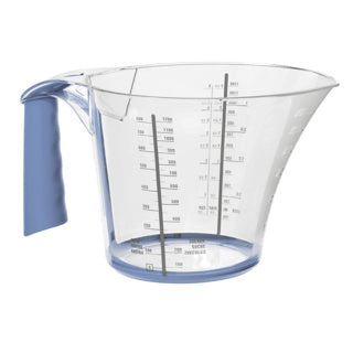 Rotho loft maatbeker 1.2l horizon blauw transparant
