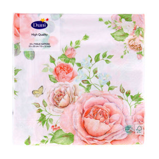 Load image into Gallery viewer, Duni servetten rose glory 33x33 cm | 12 stuks

