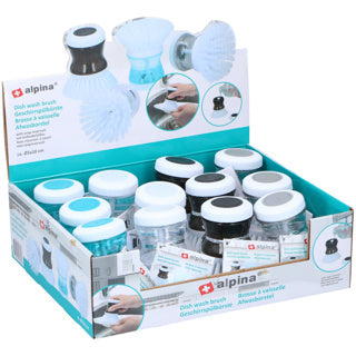 Load image into Gallery viewer, Afwasborstel met reservoir | 12 stuks
