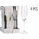 Champagneglas set van 4 stuks
