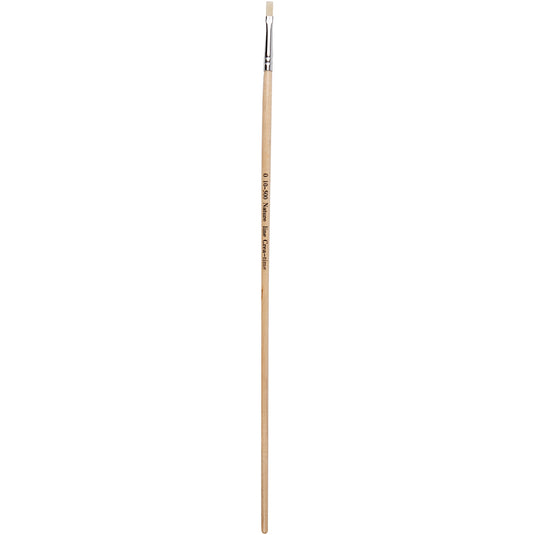 Creativ company nature line kwasten, afm 0, b: 4 mm, lange steel, 12 stuk 1 doos