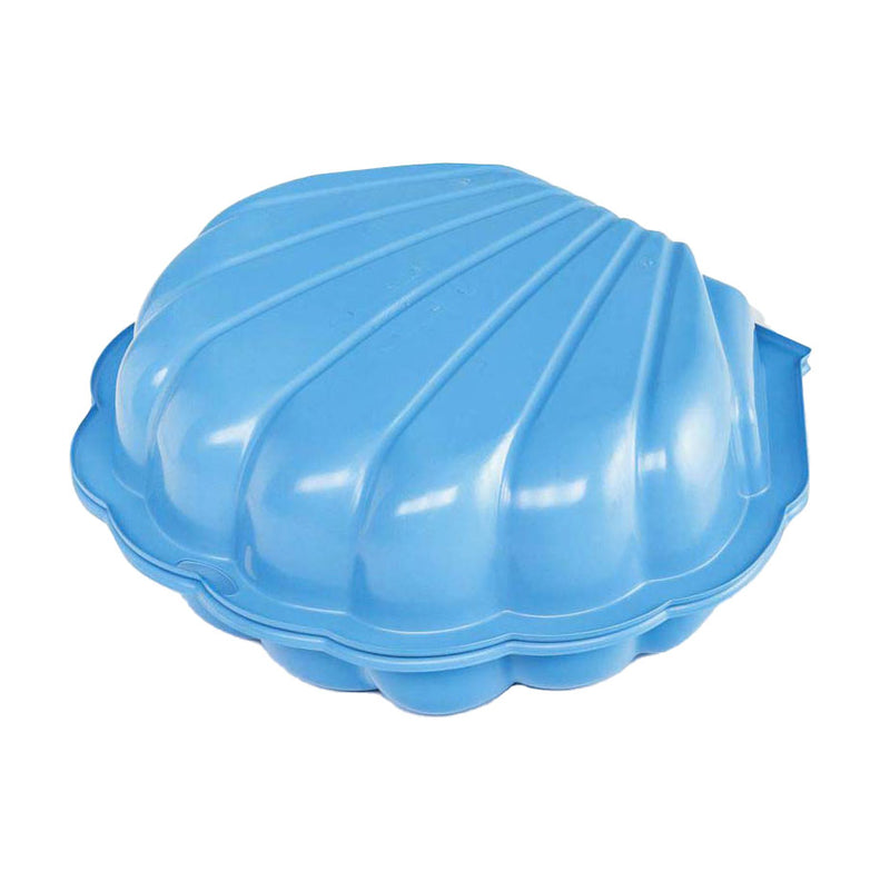 Load image into Gallery viewer, Paradiso toys Zandbak met deksel Schelp 87 x 78 x 18 cm blauw
