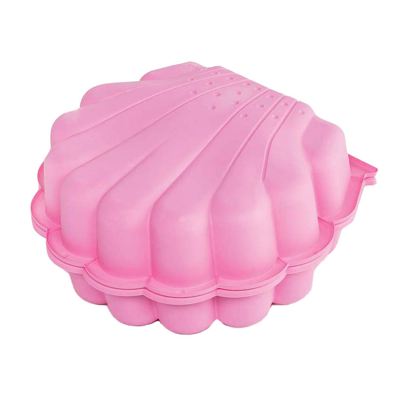 Load image into Gallery viewer, zandbak met deksel Schelp 87 x 78 x 18 cm roze
