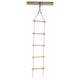 Swingking touwladder met houten treden, 190cm