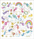 Creativ company stickervel eenhoorn 15 x 16,5 cm
