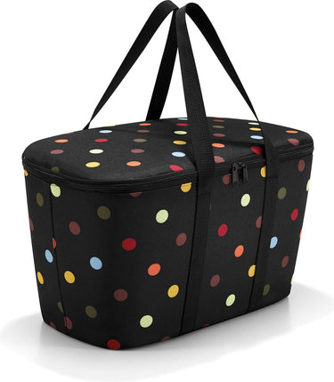 Reisenthel coolerbag koeltas - polyester met aluminium voering - 20l - dots zwart