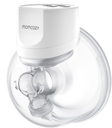 Momcozy s12pro handsfree borstkolf - 1 stuk - extra stil en compact - elektrisch - oplaadbaar - wit