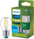 Philips led philips ultraefficient led lamp - 25w - e27 fitting - warmwit licht: 2700k - helder glas - p45 kogellamp - lange levensduur