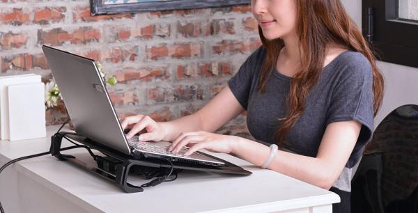 Load image into Gallery viewer, Cooler master r9-nbc-u3pk-gp notepal u3 plus laptop cooling pad [zwart]
